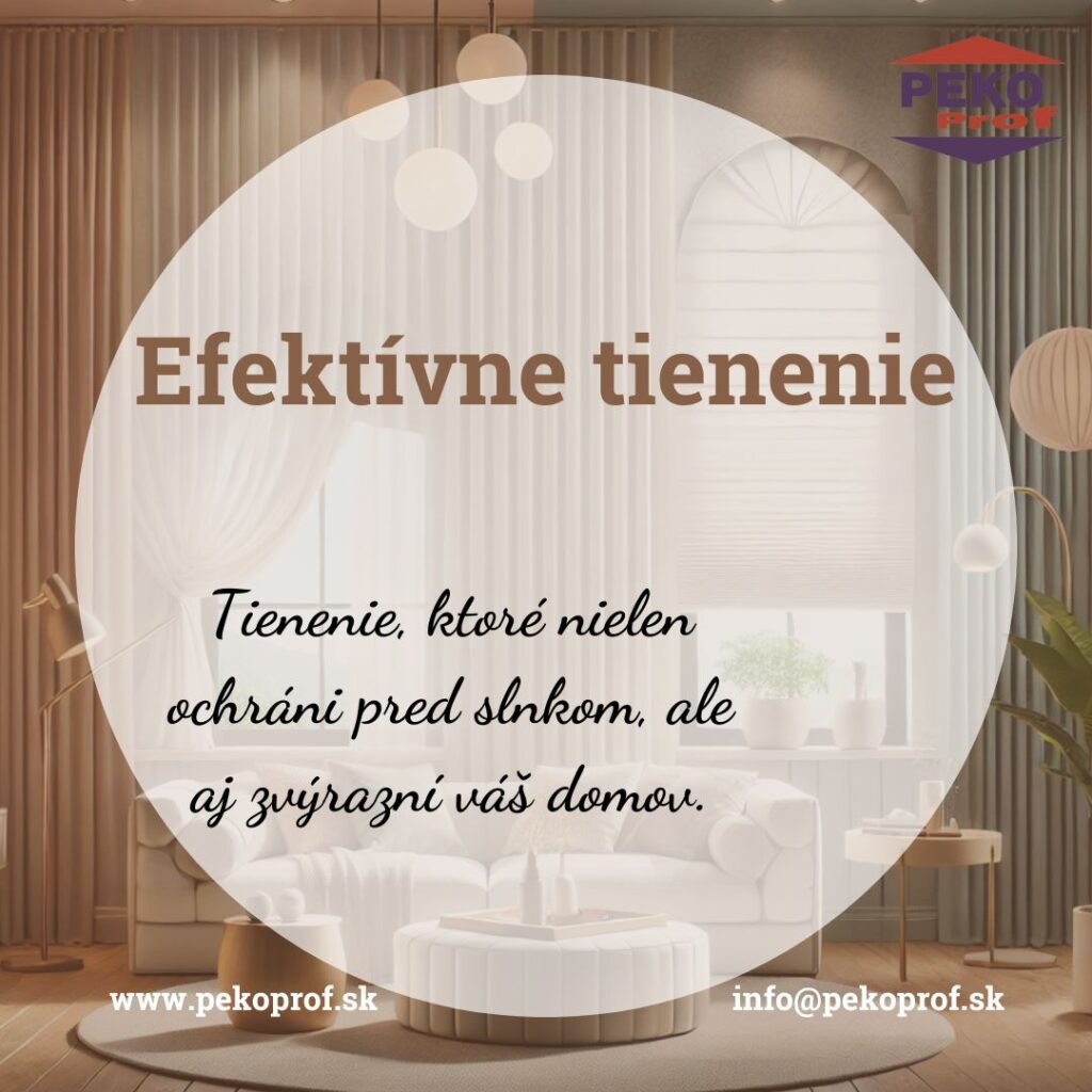 efektivne tienenie