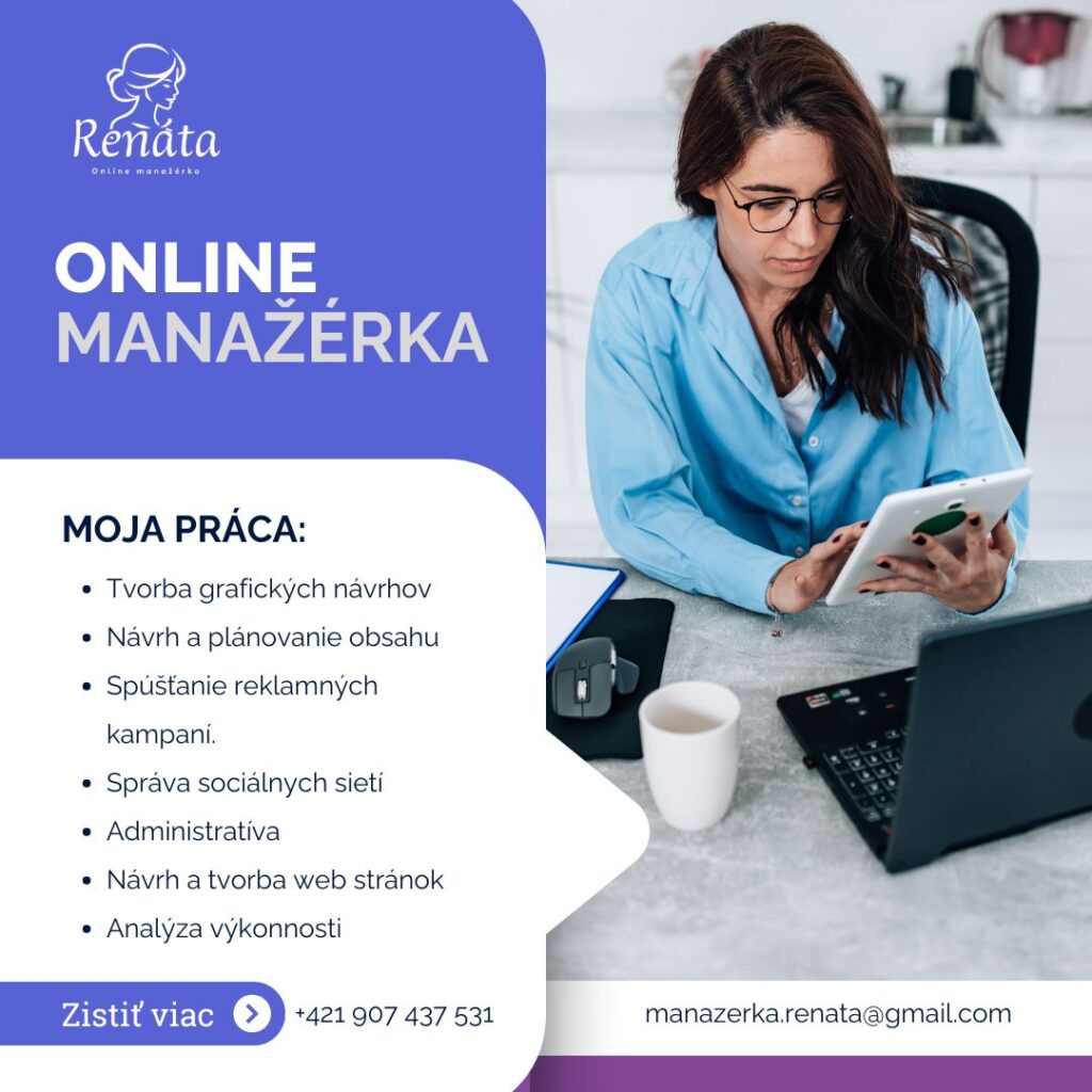online manažérka